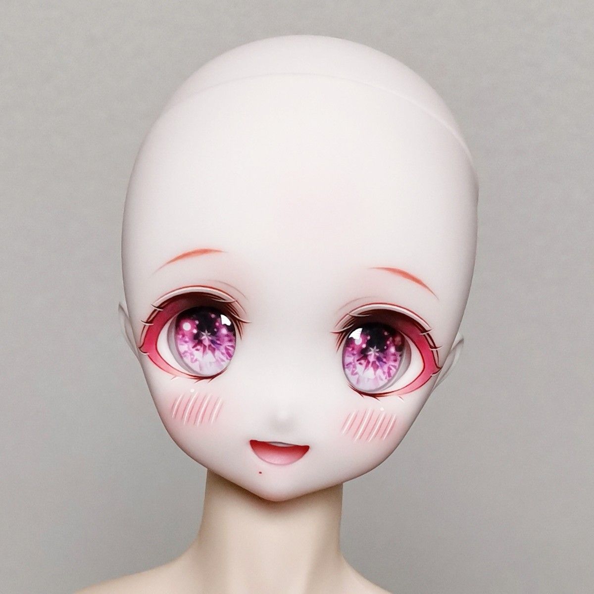 DDH-22 カスタムヘッド セミホワイト肌+カボションアイ2種 DDH-22 カスタムヘッド セミホワイト肌+カボションアイ2種