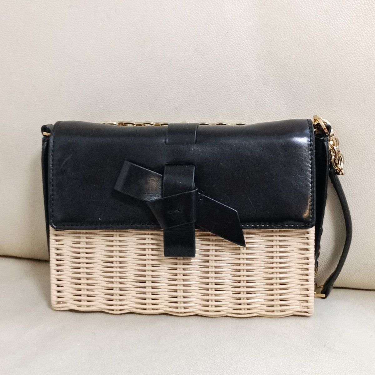 超美品【PAULE KA ポールカ】かごバッグ ワンショルダー 超美品【PAULE KA ポールカ】かごバッグ ワンショルダー