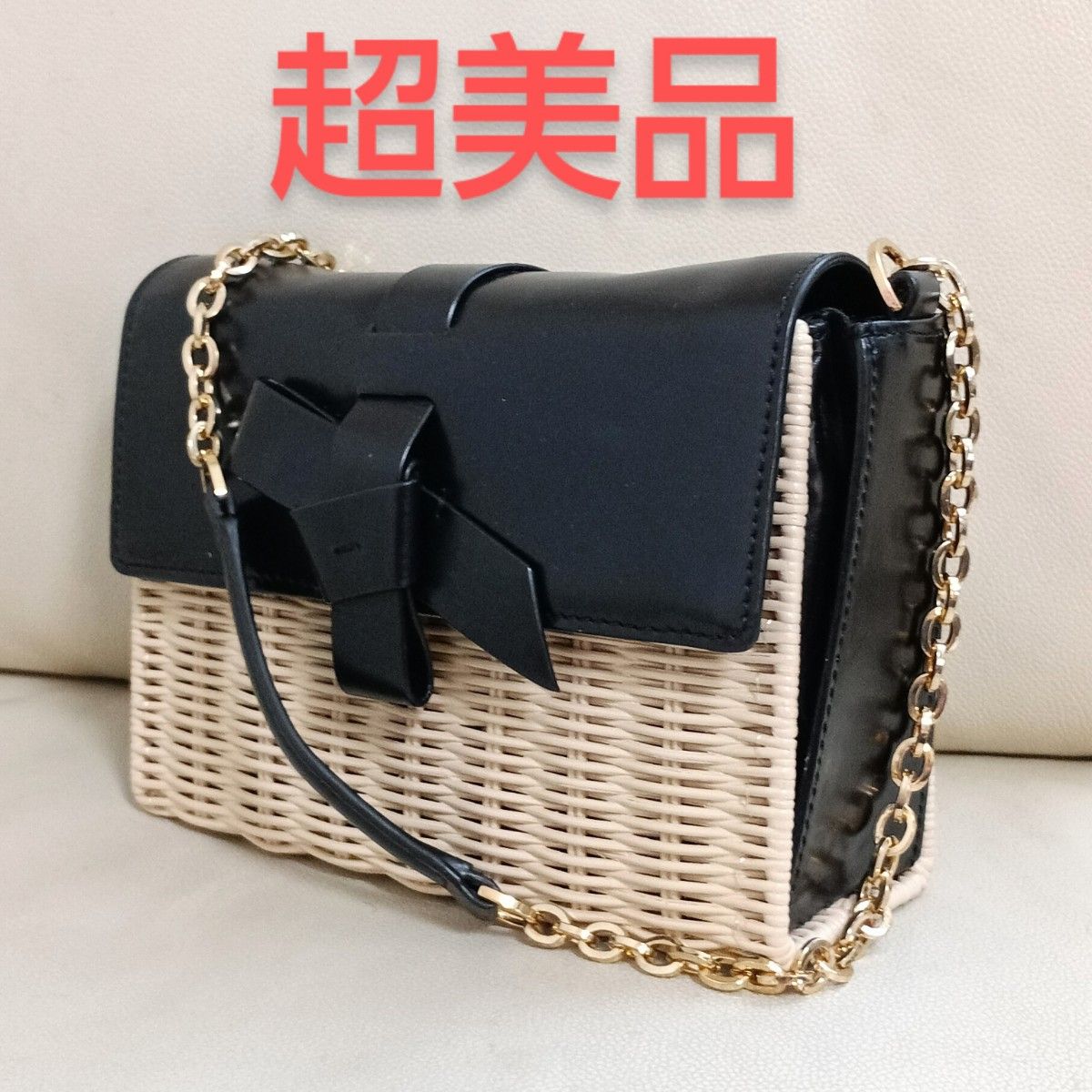 超美品【PAULE KA ポールカ】かごバッグ ワンショルダー 超美品【PAULE KA ポールカ】かごバッグ ワンショルダー