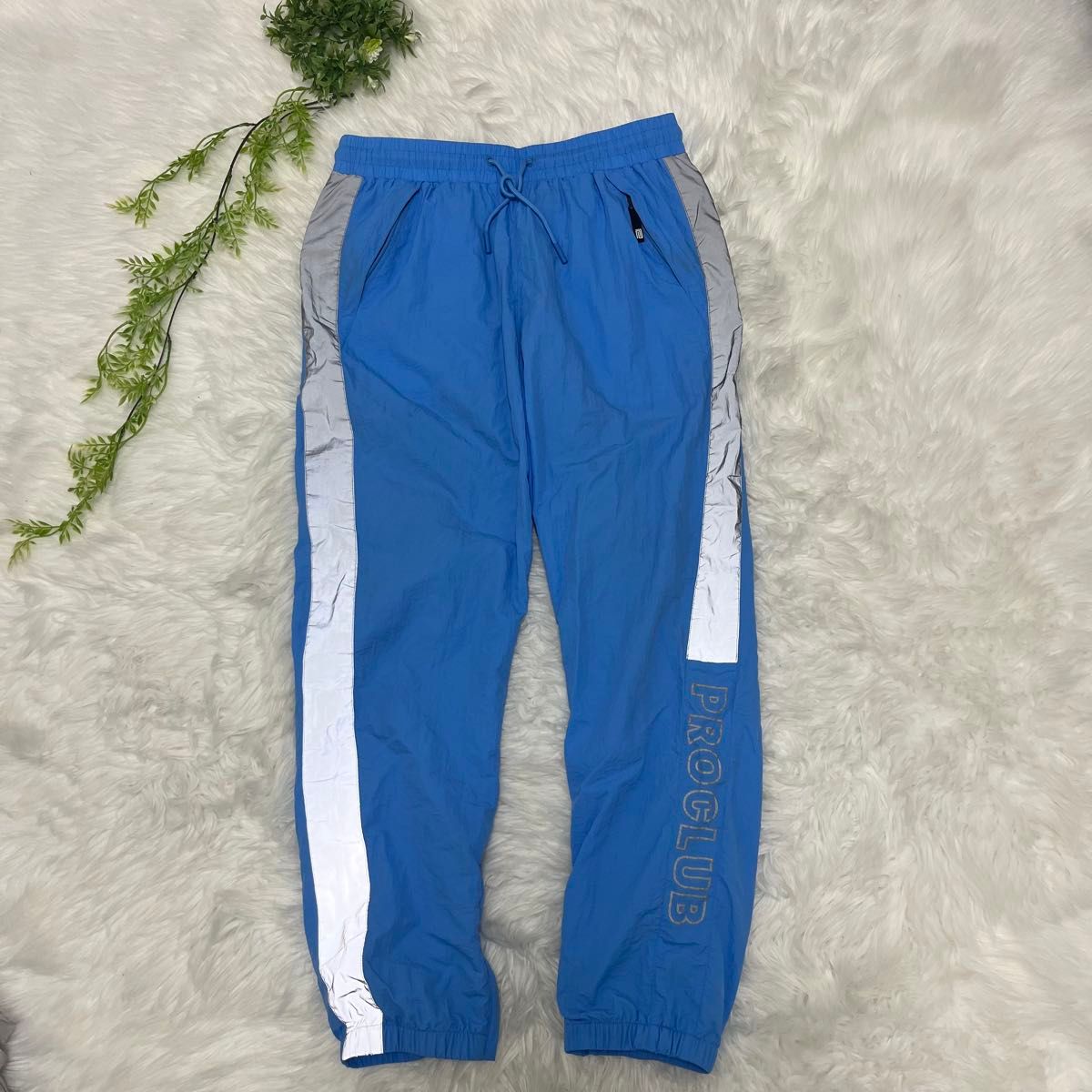 PRO CLUB プロクラブ ナイロン セットアップ ジャケット パンツ PRO CLUB プロクラブ ナイロン セットアップ ジャケット パンツ