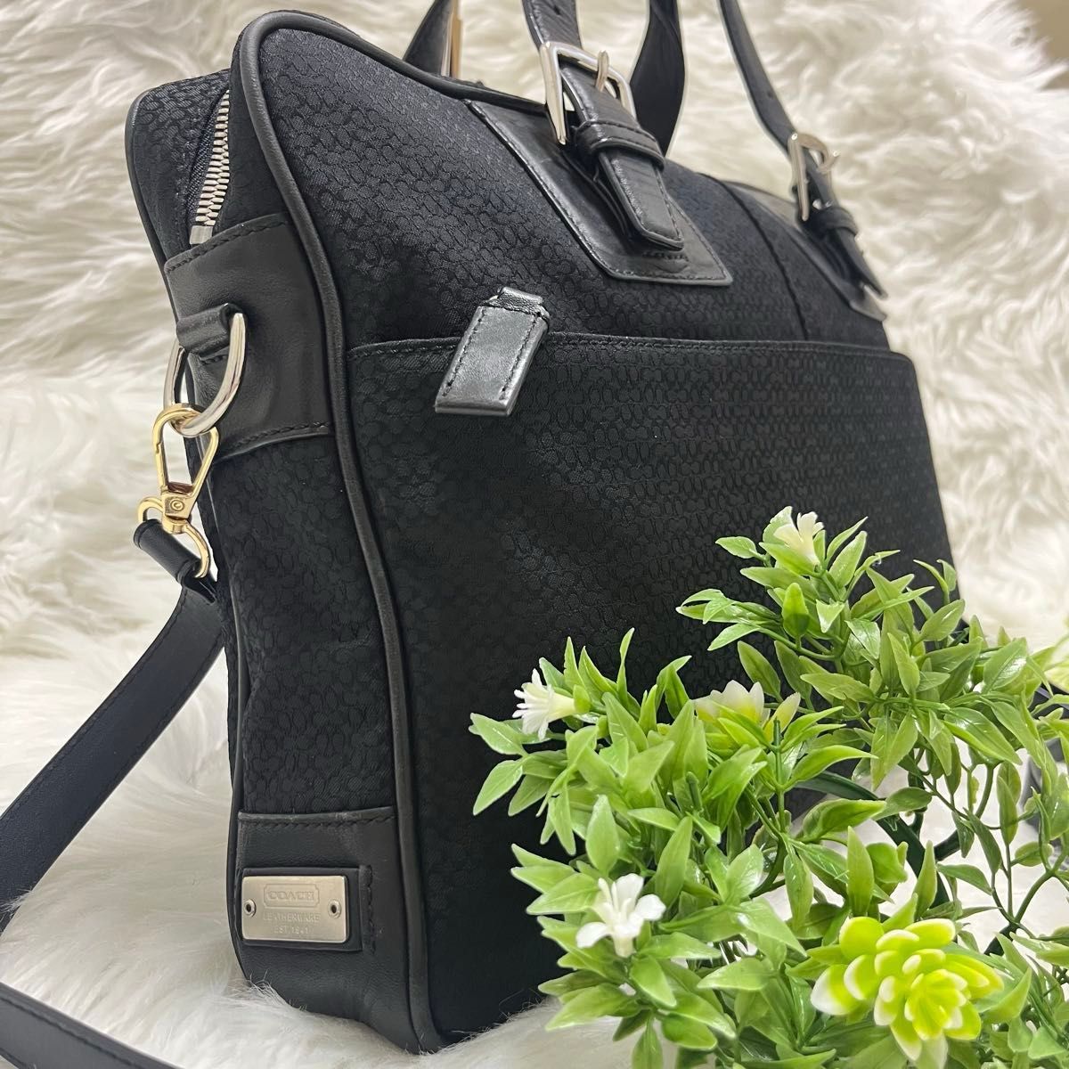 COACH コーチ 2way ショルダー バッグ ブリーフケース ビジネス COACH コーチ 2way ショルダー バッグ ブリーフケース ビジネス