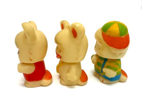 80年代 ポピー おはようスパンク プチ スパンク ソフビ 3点