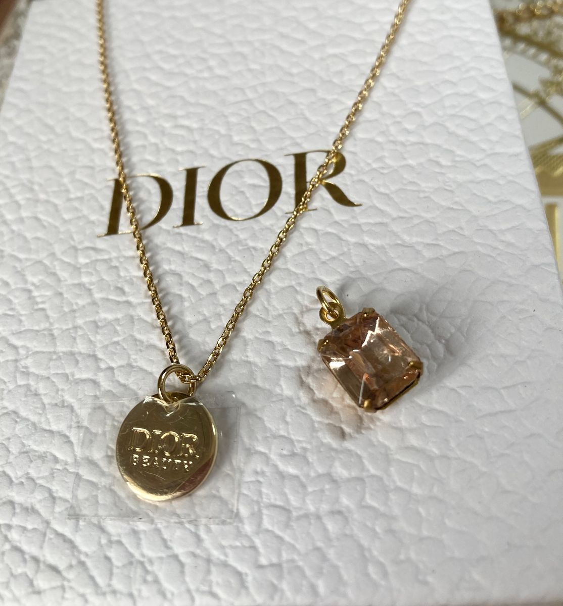 ChristianDior ディオールチャーム ネックレス DIOR 新品 【正規 ChristianDior ディオールチャーム ネックレス DIOR 新品 【正規