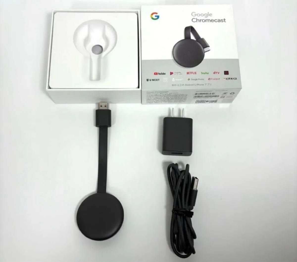 純正正規品】 Google Chromecast 第3世代 第三世代 クローム 純正正規品】 Google Chromecast 第3世代 第三世代 クローム