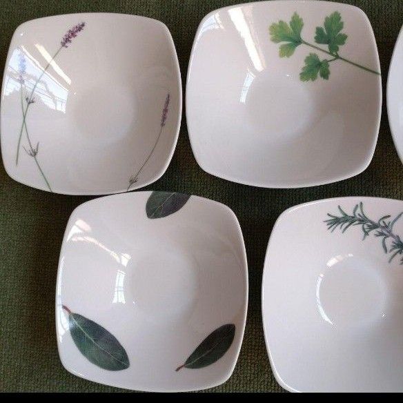 小鉢 La Amys herbs yamaka 5個セット ハーブ柄|Yahoo!フリマ 小鉢 La Amys herbs yamaka 5個セット ハーブ柄|Yahoo!フリマ