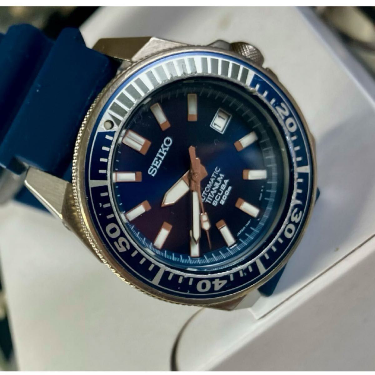 極希少SEIKO prospex SAMURAI titan DIVER s 7s25-00D0 SBDA003 極希少SEIKO prospex SAMURAI titan DIVER s 7s25-00D0 SBDA003
