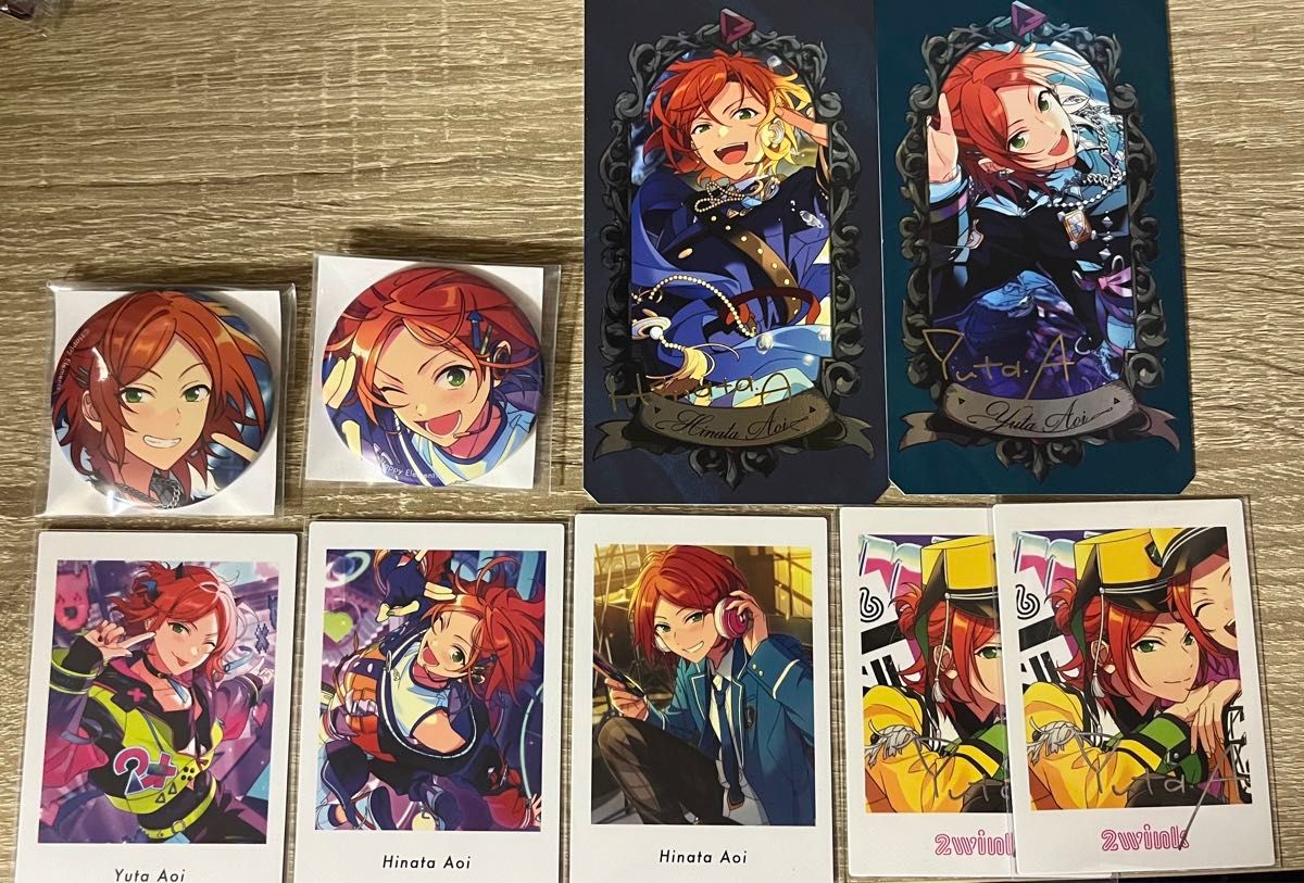 あんさんぶるスターズ 2wink 葵ひなた 葵ゆうた 缶バッジ あんさんぶるスターズ 2wink 葵ひなた 葵ゆうた 缶バッジ