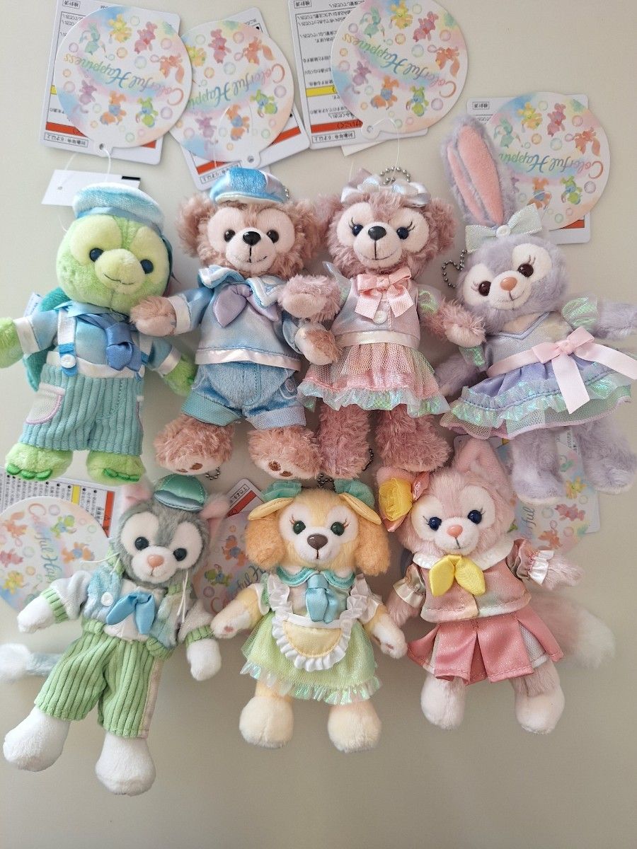 新品】東京ディズニーシー ダッフィー&フレンズ20周年カラフル 新品】東京ディズニーシー ダッフィー&フレンズ20周年カラフル