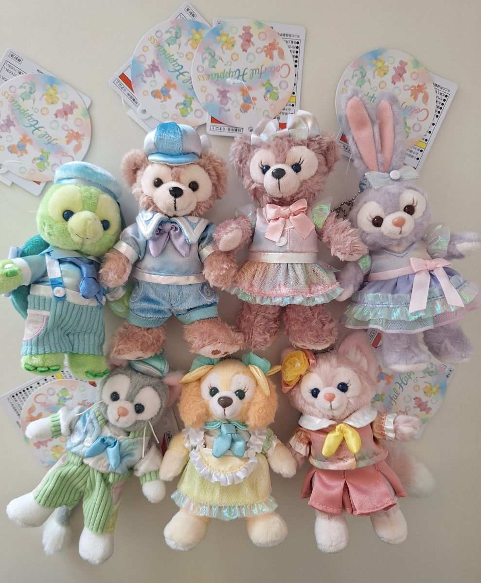 新品】東京ディズニーシー ダッフィー&フレンズ20周年カラフル 新品】東京ディズニーシー ダッフィー&フレンズ20周年カラフル