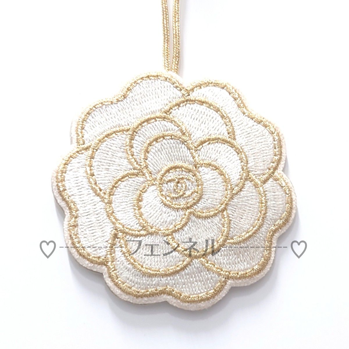 人気 シャネル CHANEL 非売品 正規ノベルティ ゴールド 刺繍 人気 シャネル CHANEL 非売品 正規ノベルティ ゴールド 刺繍