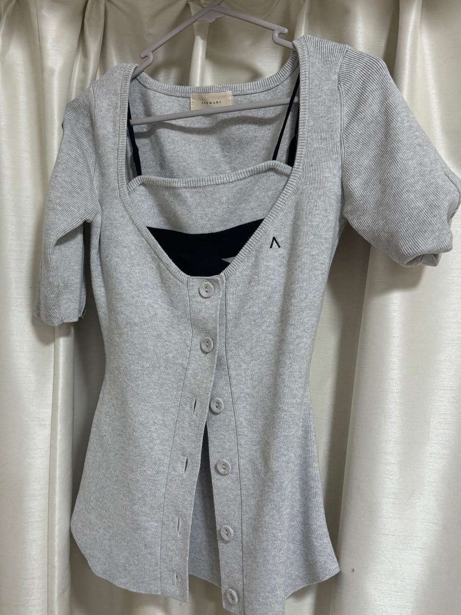 andmary アンドマリー Rola ribbon set up セットアップ andmary アンドマリー Rola ribbon set up セットアップ