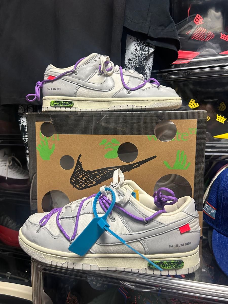 OFF-WHITE × NIKE DUNK LOW 1 OF 50 OFF-WHITE × NIKE DUNK LOW 1 OF 50