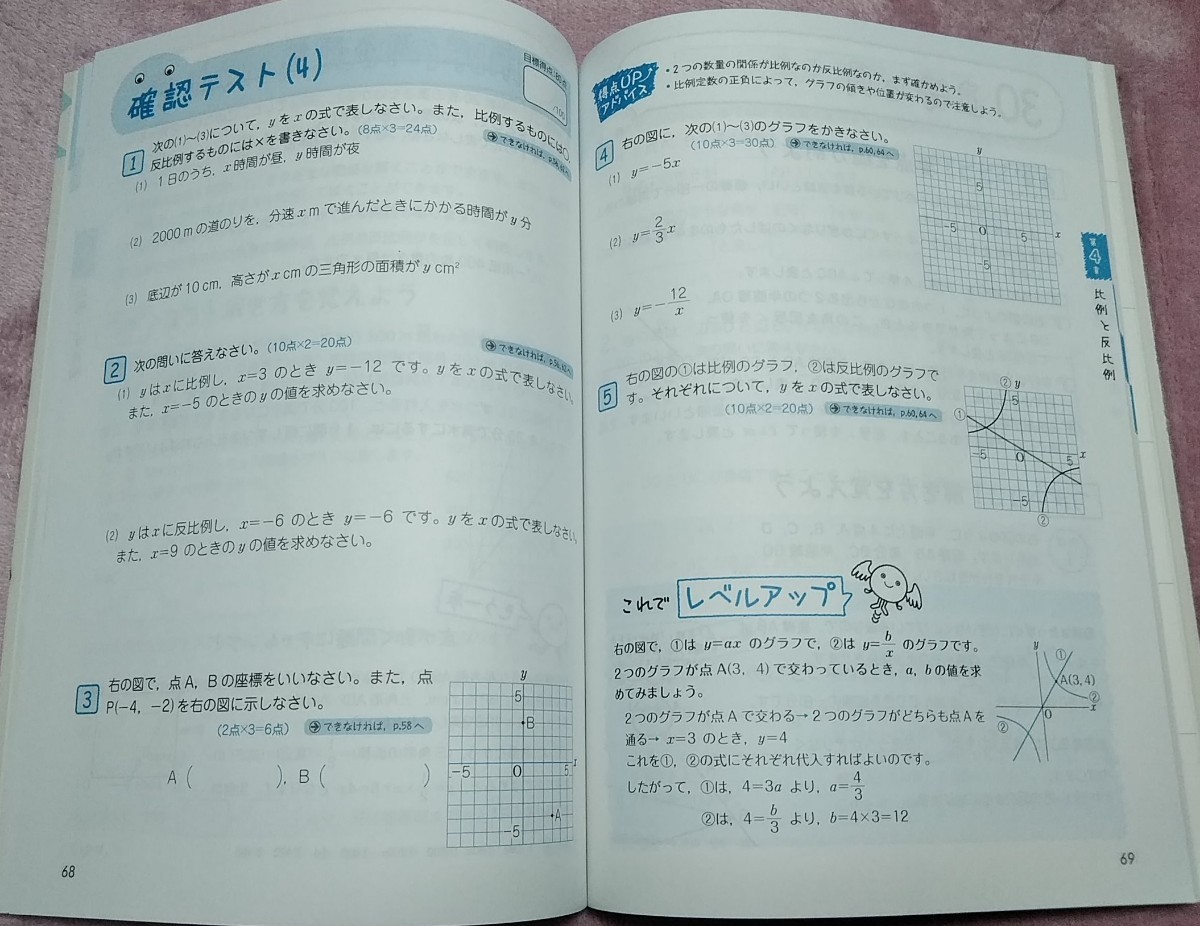 Paypayフリマ 世界一わかる 中1 数学 まとめノート 受験研究社 定価968円 美品