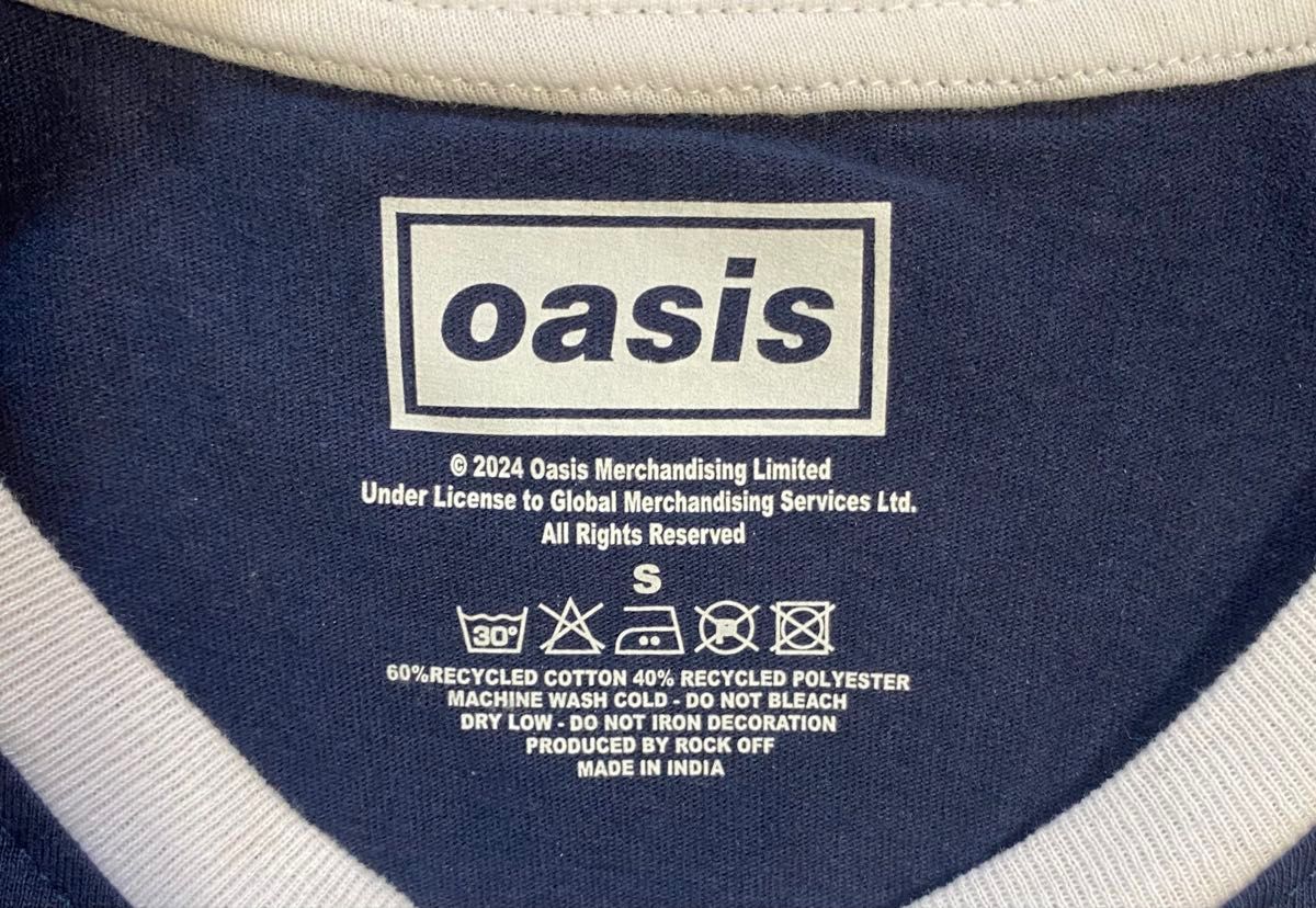 公式 oasis オアシス バンド ロック ヴィンテージ リンガー T 公式 oasis オアシス バンド ロック ヴィンテージ リンガー T