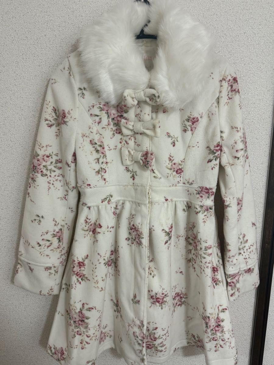LIZLISA リズリサ コート 平成 姫ギャル 花柄 リボン 美品 LIZLISA リズリサ コート 平成 姫ギャル 花柄 リボン 美品