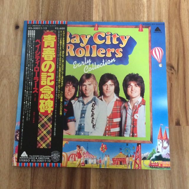 LP-003 Bay City roller z youth. memory .2LP domestic record obi attaching Bay City Rollers power pop guitar pop ne or ko