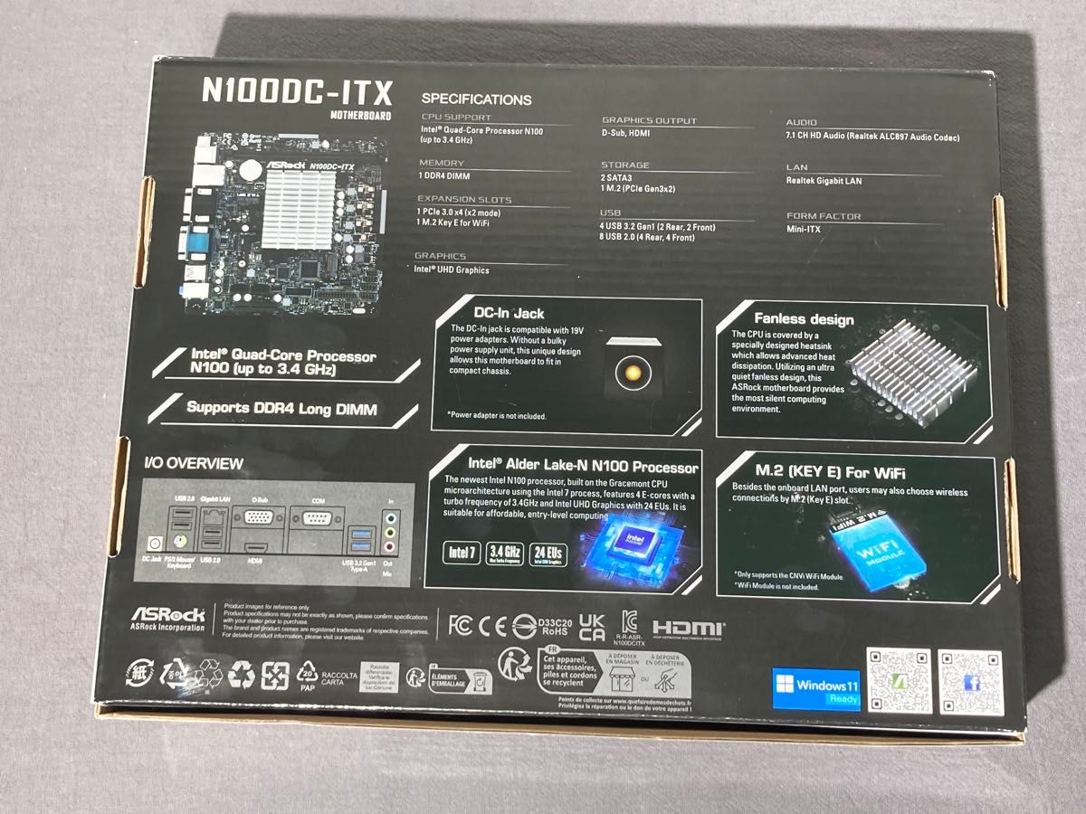マザーボード ASRock N100DC-ITX|Yahoo!フリマ(旧PayPayフリマ) マザーボード ASRock N100DC-ITX|Yahoo!フリマ(旧PayPayフリマ)