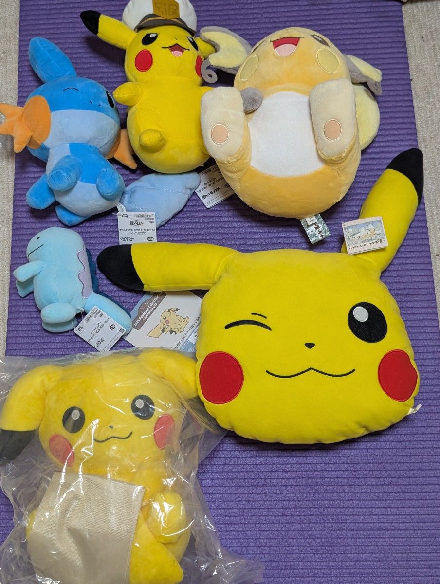 ポケモンぬいぐるみまとめ売り &クッションセット ピカチュウ ポケモンぬいぐるみまとめ売り &クッションセット ピカチュウ
