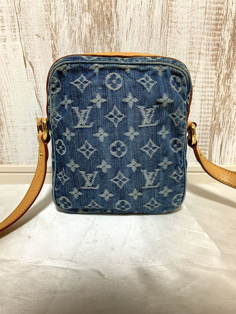 美品 LOUIS VUITTON ルイヴィトン カメラバッグ ショルダーバッグ モノグラム デニム M95348