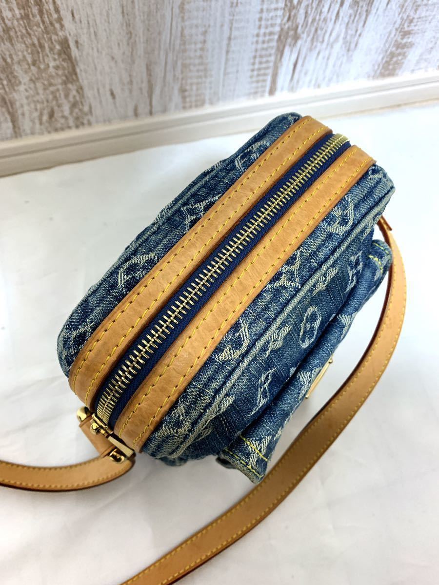 美品 LOUIS VUITTON ルイヴィトン カメラバッグ ショルダーバッグ モノグラム デニム M95348