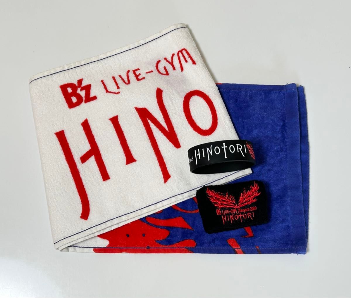 B'z Pleasure 2018 -HINOTORI- マフラータオル リストバンド B'z Pleasure 2018 -HINOTORI- マフラータオル リストバンド