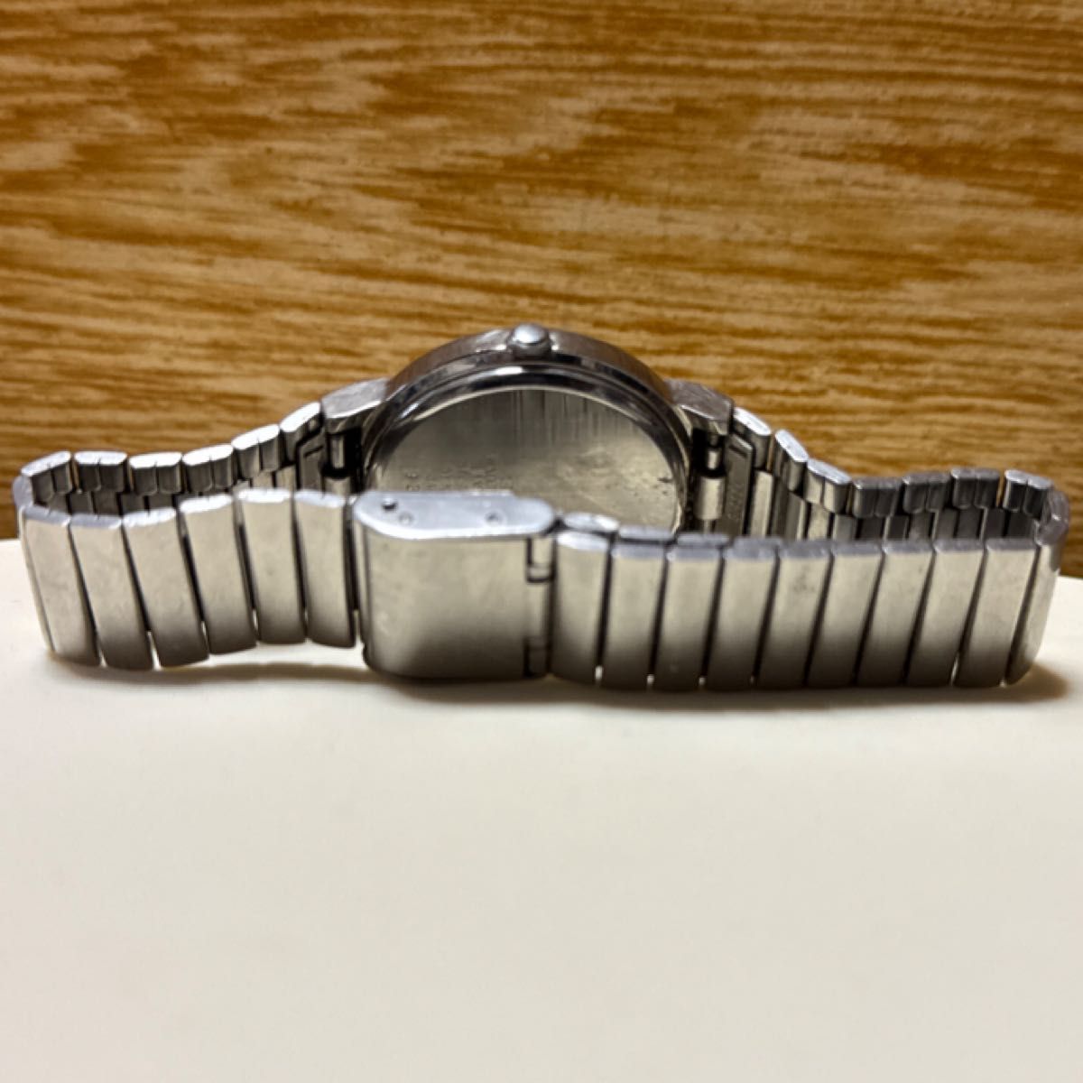 SEIKO QUARTZ 腕時計 メンズ シルバー5Y91-6040・不動電池交換 SEIKO QUARTZ 腕時計 メンズ シルバー5Y91-6040・不動電池交換