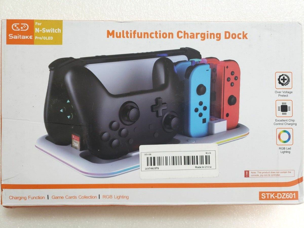 プレミアムRGB LED充電ドック Nintendo Switch/OLED用 - Pro プレミアムRGB LED充電ドック Nintendo Switch/OLED用 - Pro