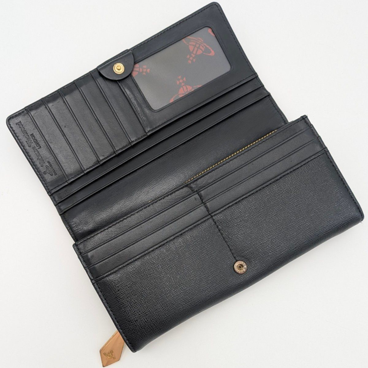 ヴィヴィアンウエストウッド 長財布 ブラック ゴールドオーブ ヴィヴィアンウエストウッド 長財布 ブラック ゴールドオーブ