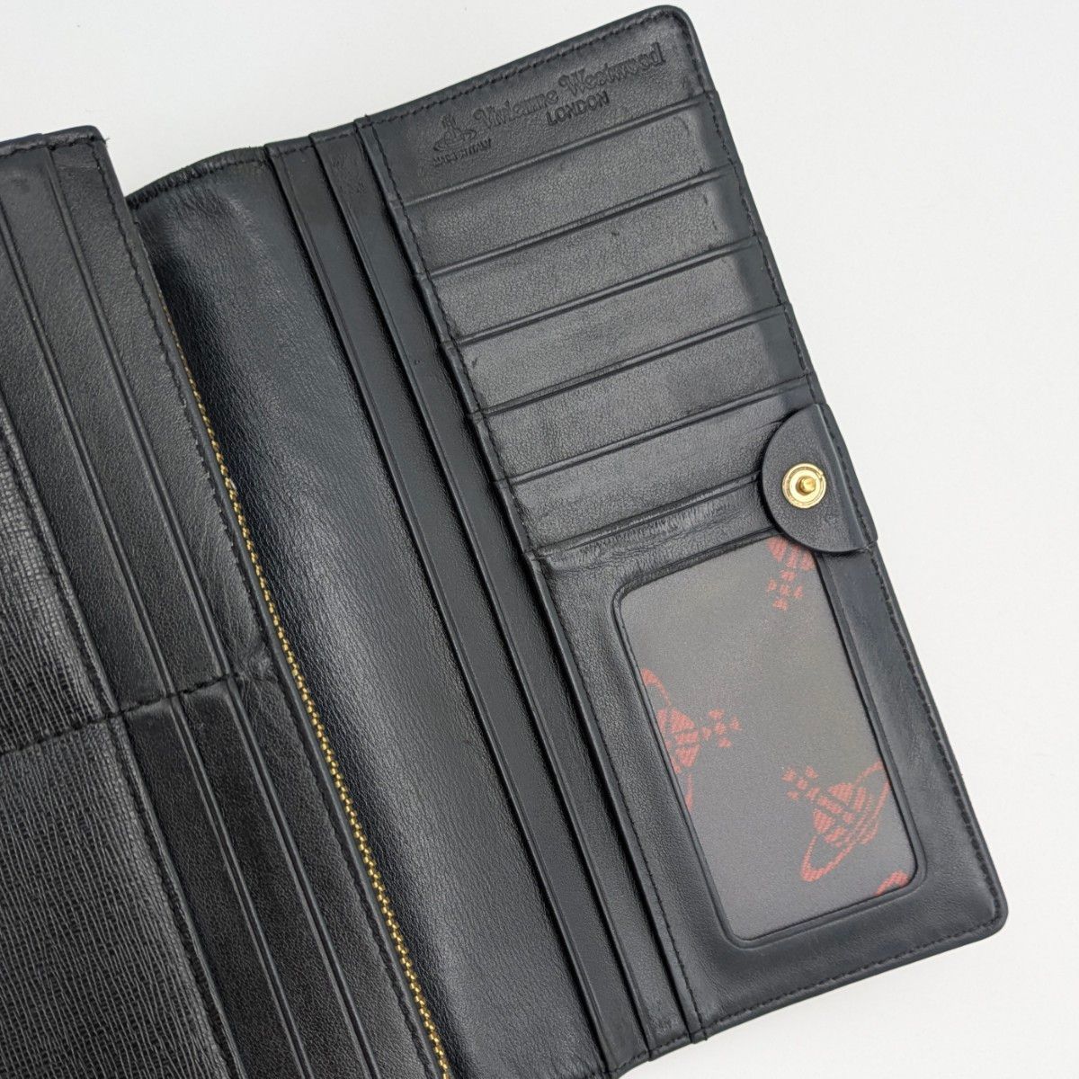 ヴィヴィアンウエストウッド 長財布 ブラック ゴールドオーブ ヴィヴィアンウエストウッド 長財布 ブラック ゴールドオーブ