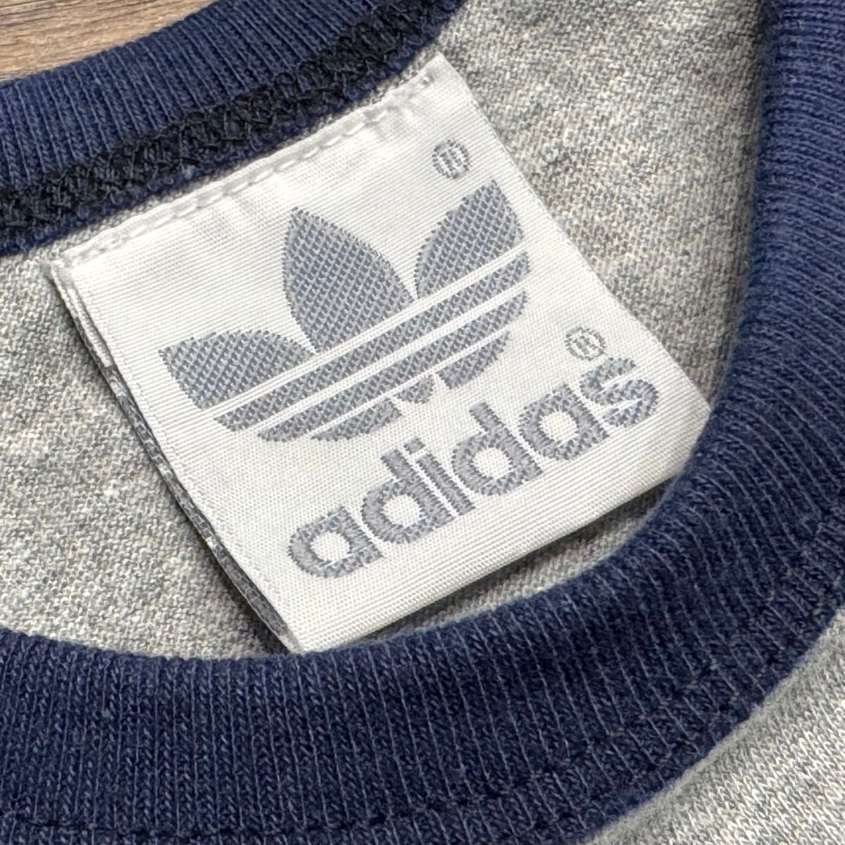 古着 80s 銀タグ アディダス オリジナルス トリムTシャツ 古着 80s 銀タグ アディダス オリジナルス トリムTシャツ