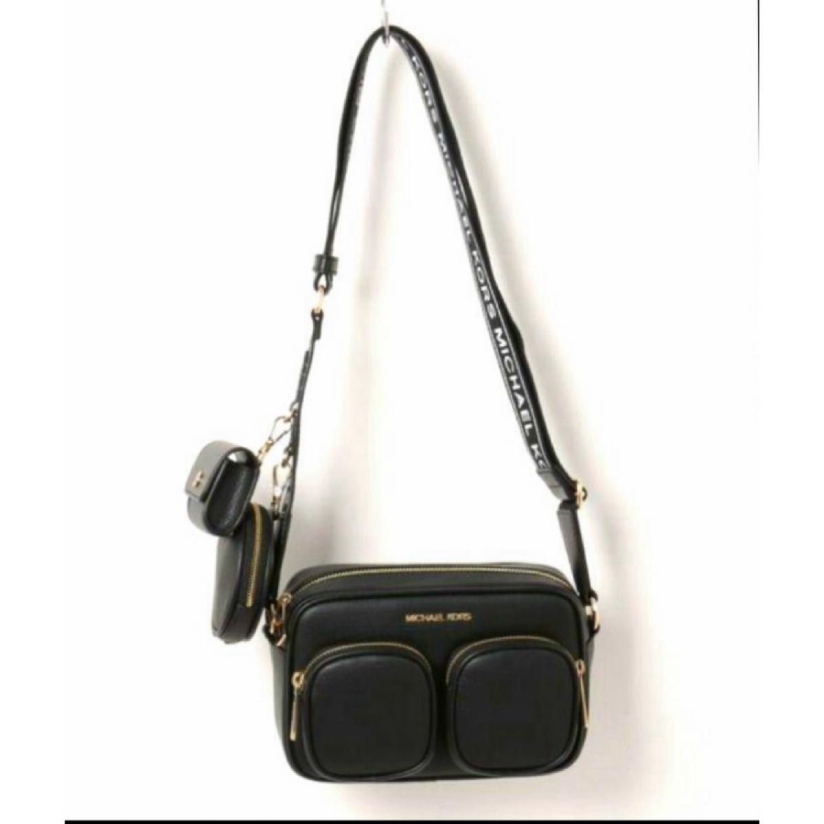 MICHAEL KORS ブラック ショルダーバッグ クロスボディ新品未 MICHAEL KORS ブラック ショルダーバッグ クロスボディ新品未