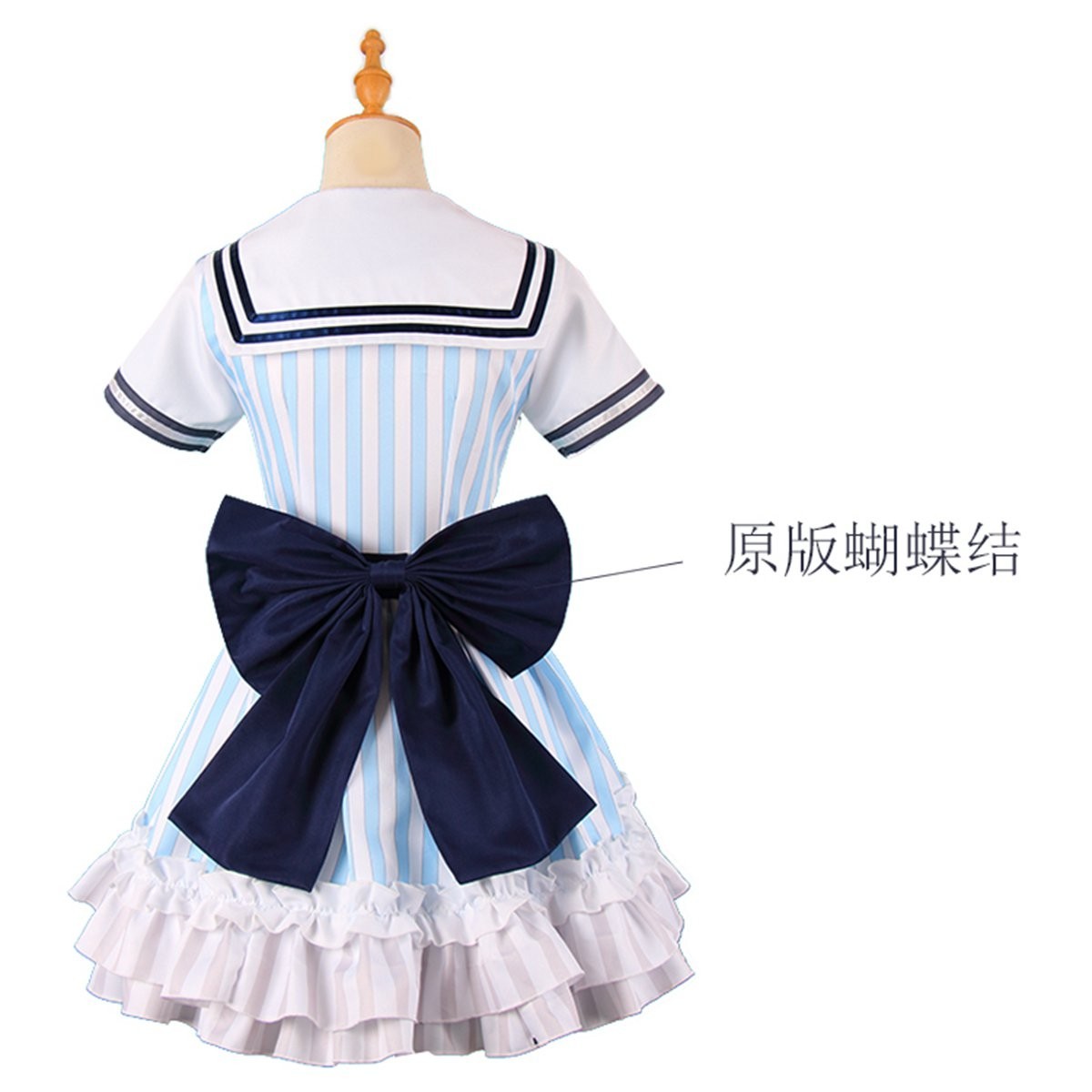 cos6463工場直販 高品質 実物撮影 lovelive ラブライブ! 海賊編 覚醒前 東條希 コスチューム コスプレ衣装_画像3