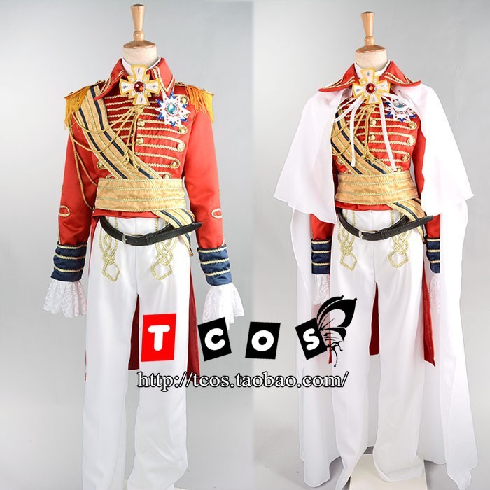 爆買い 英語 cos6875工場直販 高品質 実物撮影 コスプレ衣装★《ベルサイユのばら》風★オスカル・フランソワ コスプレ衣装