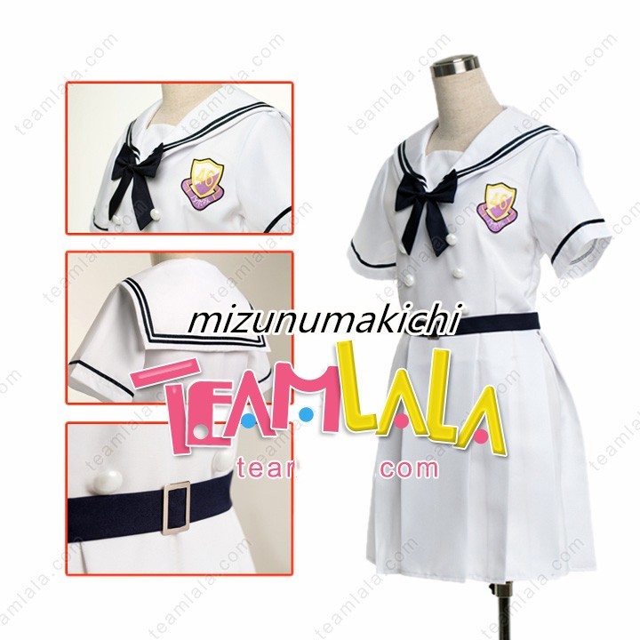 男の子向けプレゼント集結 cos6170工場直販 高品質 実物撮影 乃木坂46 ガールズルール 白 コスプレ衣装