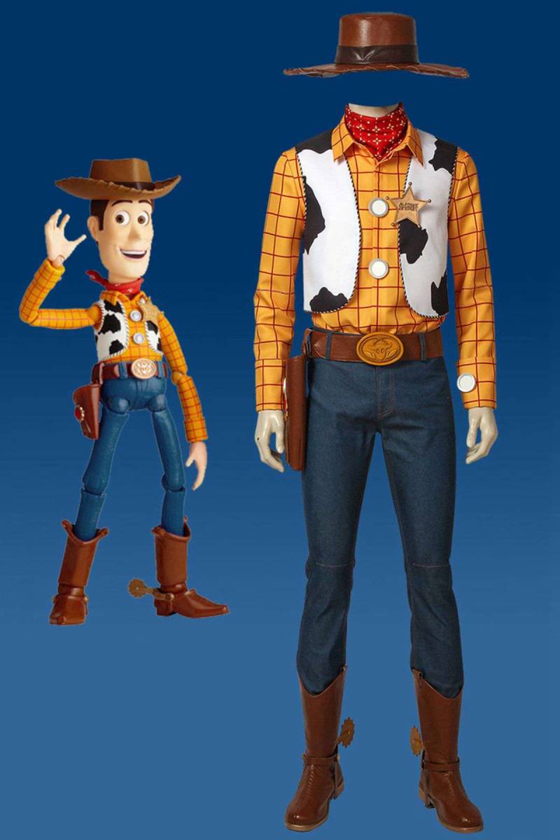 cos6703トイ・ストーリー ウッディ・プライド Toy Story Woody Pride ブーツ付き コスプレ衣装