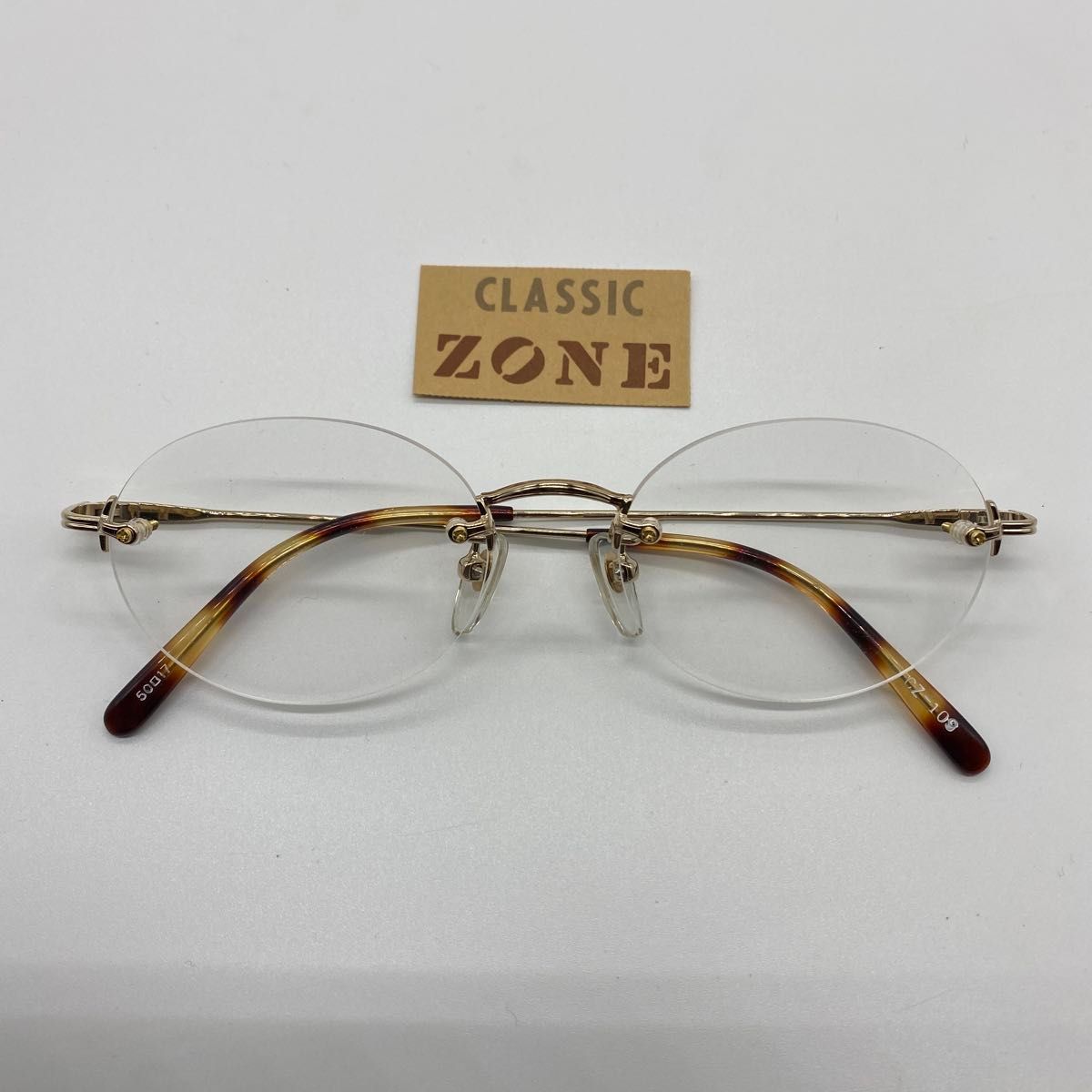 ヴィンテージ ツーポイントタイプ メガネフレーム C ZONE CZ-109 ヴィンテージ ツーポイントタイプ メガネフレーム C ZONE CZ-109