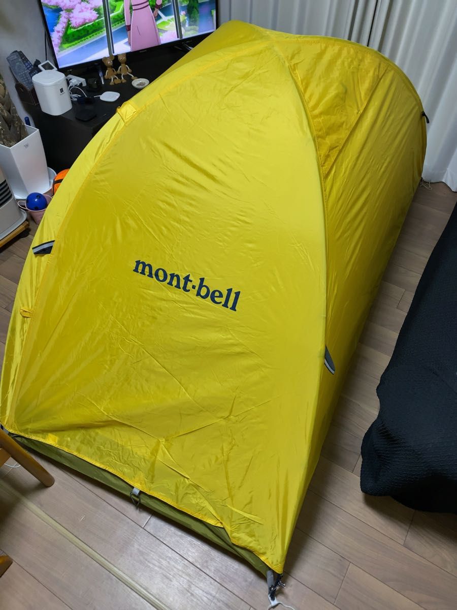 モンベル テント mont-bell キャンプ クロノスドーム1 イエロー モンベル テント mont-bell キャンプ クロノスドーム1 イエロー