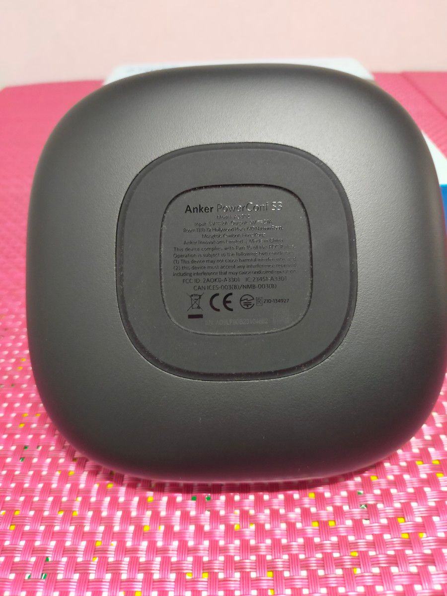 ANKER PowerConf S3 会議用マイク ultra clear ポータブル ANKER PowerConf S3 会議用マイク ultra clear ポータブル