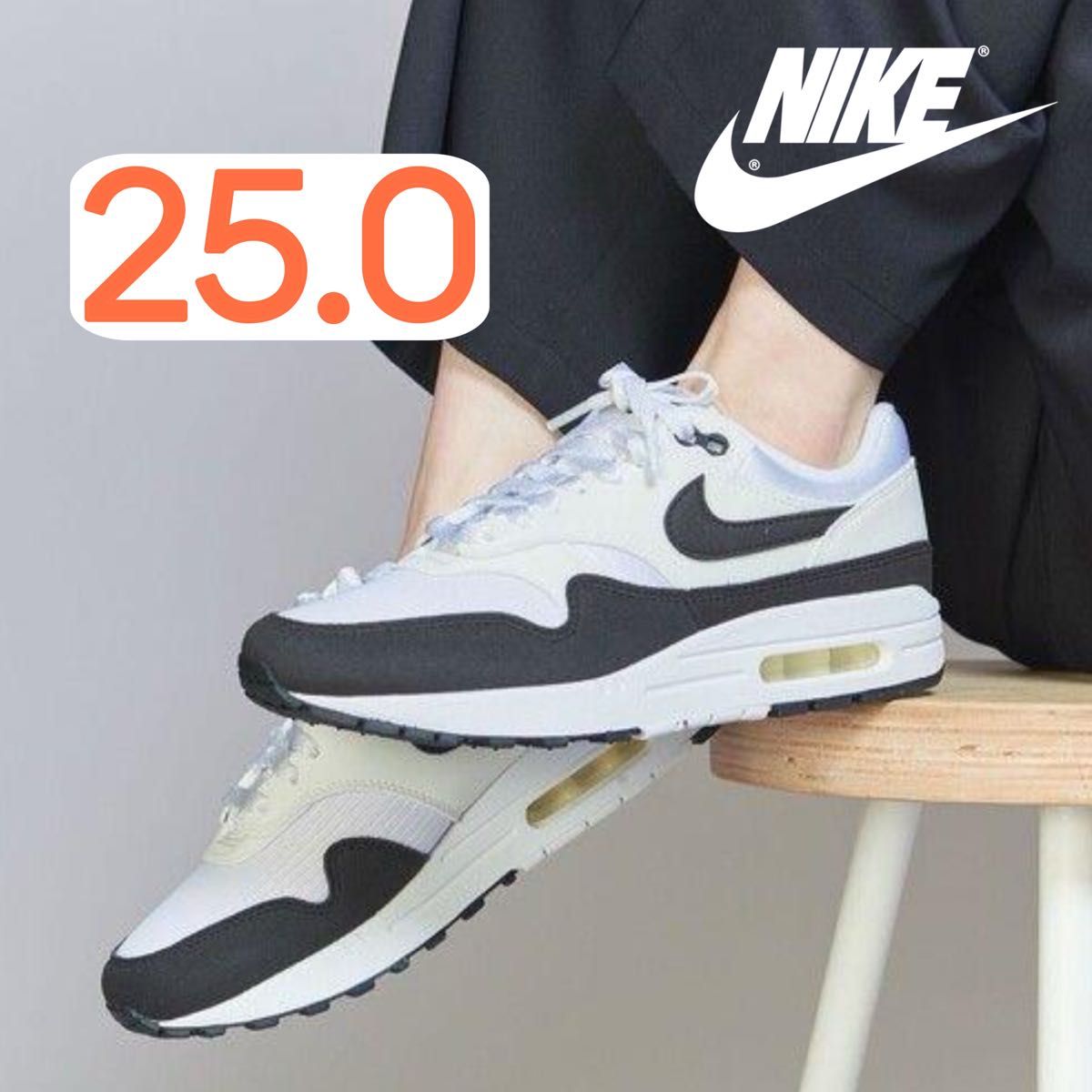 新品25cm】NIKE|W AIR MAX 1|エアマックス1|ホワイト 新品25cm】NIKE|W AIR MAX 1|エアマックス1|ホワイト