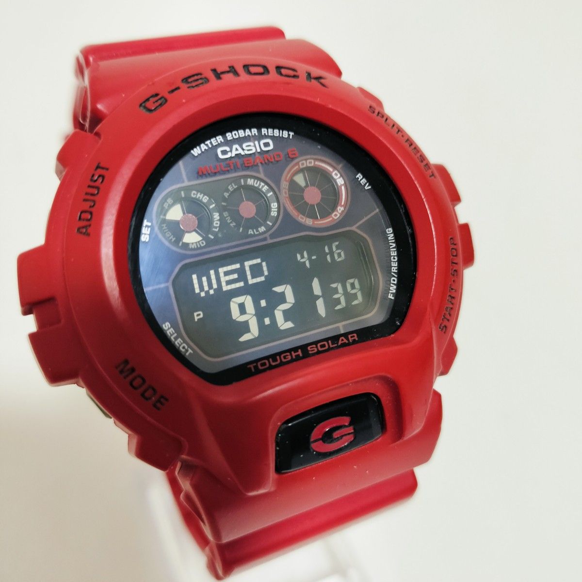 希少】G-SHOCK GW-6900RD ライズマン 電波ソーラー レッド 赤 希少】G-SHOCK GW-6900RD ライズマン 電波ソーラー レッド 赤