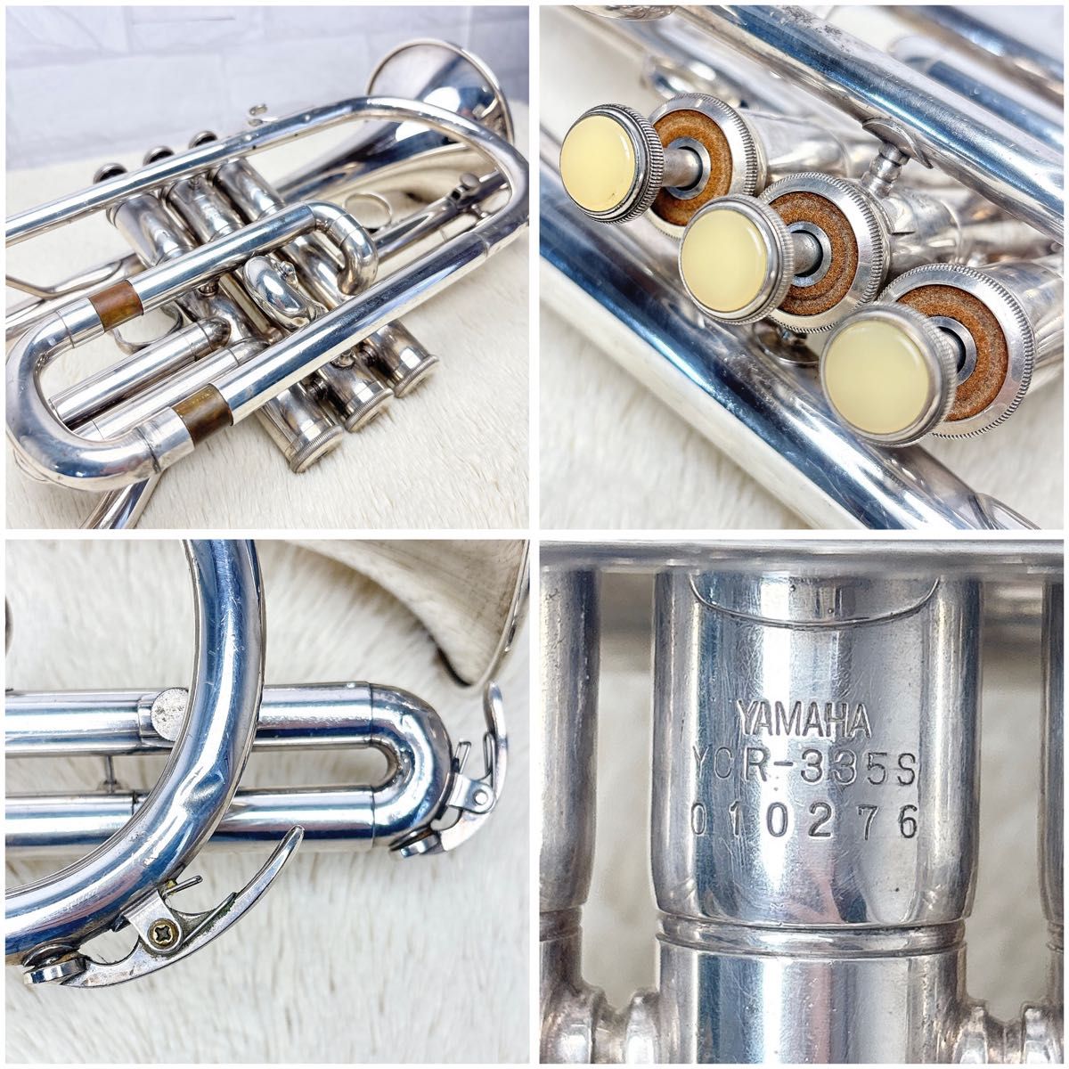 YAMAHA ヤマハ YCR-335S コルネット B♭ マウスピース付き YAMAHA ヤマハ YCR-335S コルネット B♭ マウスピース付き