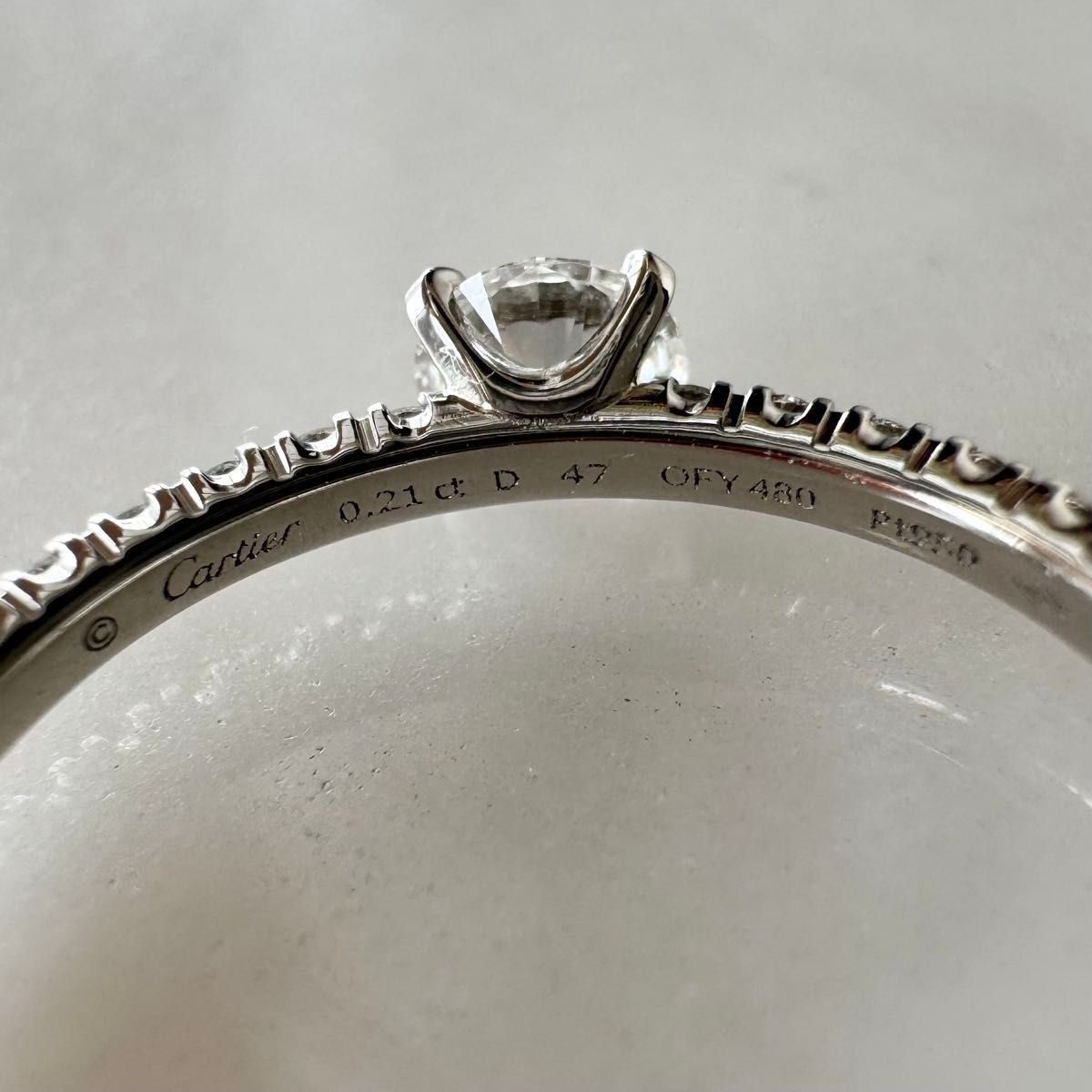 Cartier カルティエ リング Pt950 47 4501024D0025 Cartier カルティエ エタンセル ドゥ カルティエ リング Pt950