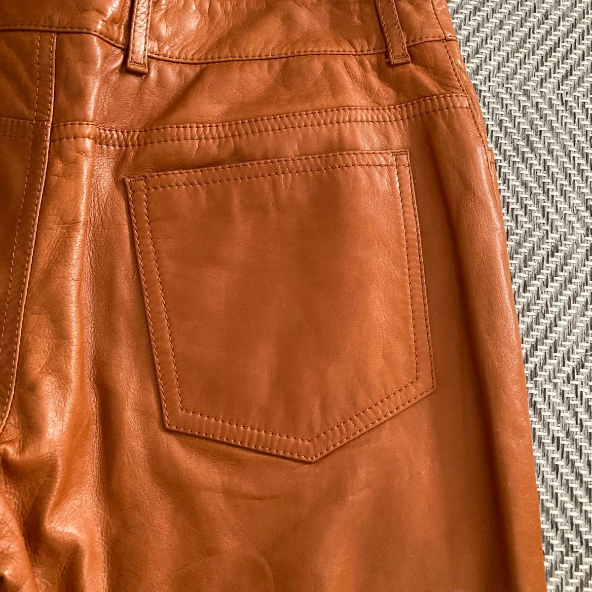 新品未使用】CELINE ラム レザーパンツ ブラウン M|Yahoo 新品未使用】CELINE ラム レザーパンツ ブラウン M|Yahoo