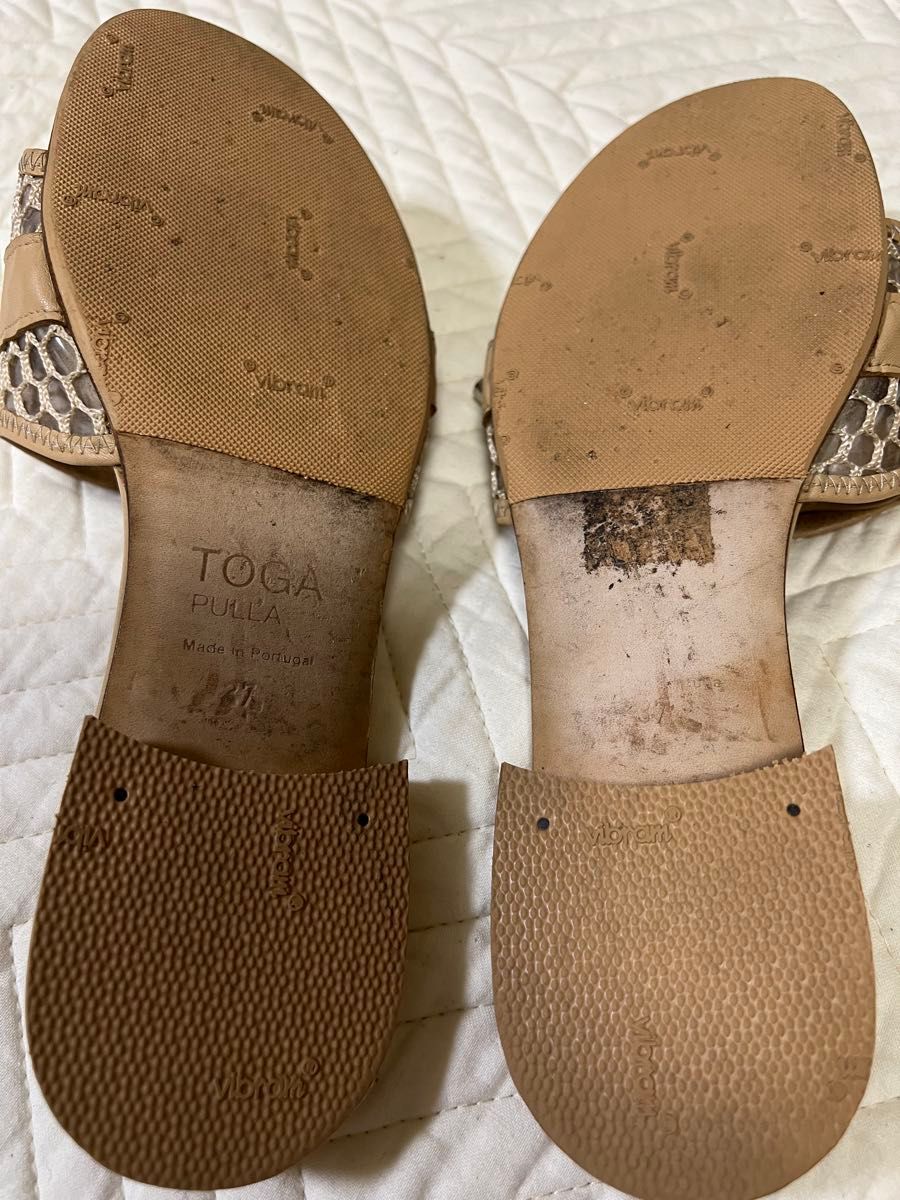 TOGA PULLA メタルバックルメッシュサンダル ベージュ 37|Yahoo TOGA PULLA メタルバックルメッシュサンダル ベージュ 37|Yahoo