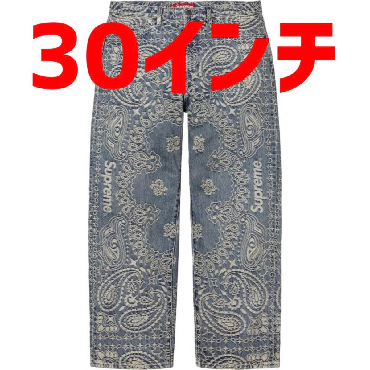 Supreme Bandana Jacquard Baggy Jean 30インチ|Yahoo!フリマ Supreme Bandana Jacquard Baggy Jean 30インチ|Yahoo!フリマ
