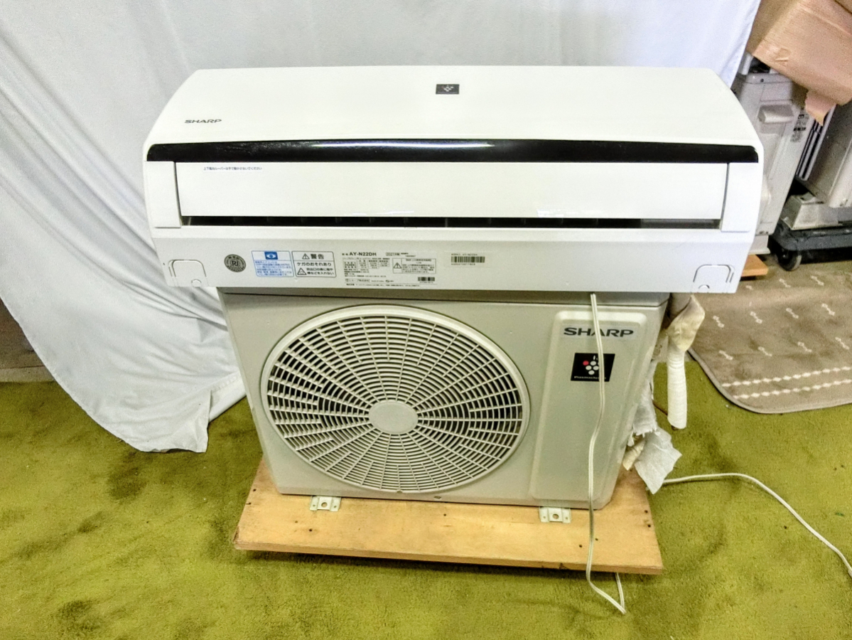 SHARP エアコン 室内機AY-N22DH/室外機AO-N22DHY 2021年製 SHARP エアコン 室内機AY-N22DH/室外機AO-N22DHY 2021年製