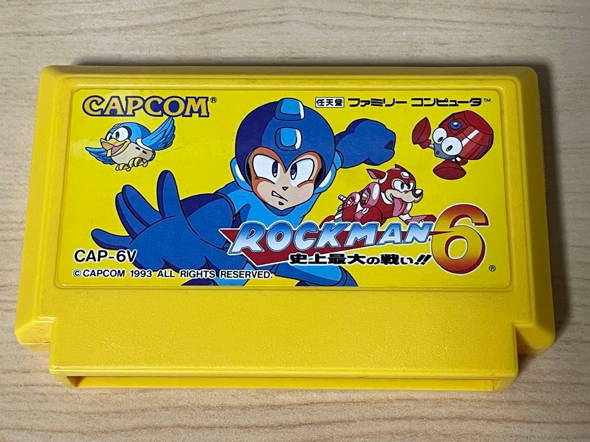 ロックマン6 史上最大の戦い ファミコンソフト ソフトのみ 起動 ロックマン6 史上最大の戦い ファミコンソフト ソフトのみ 起動