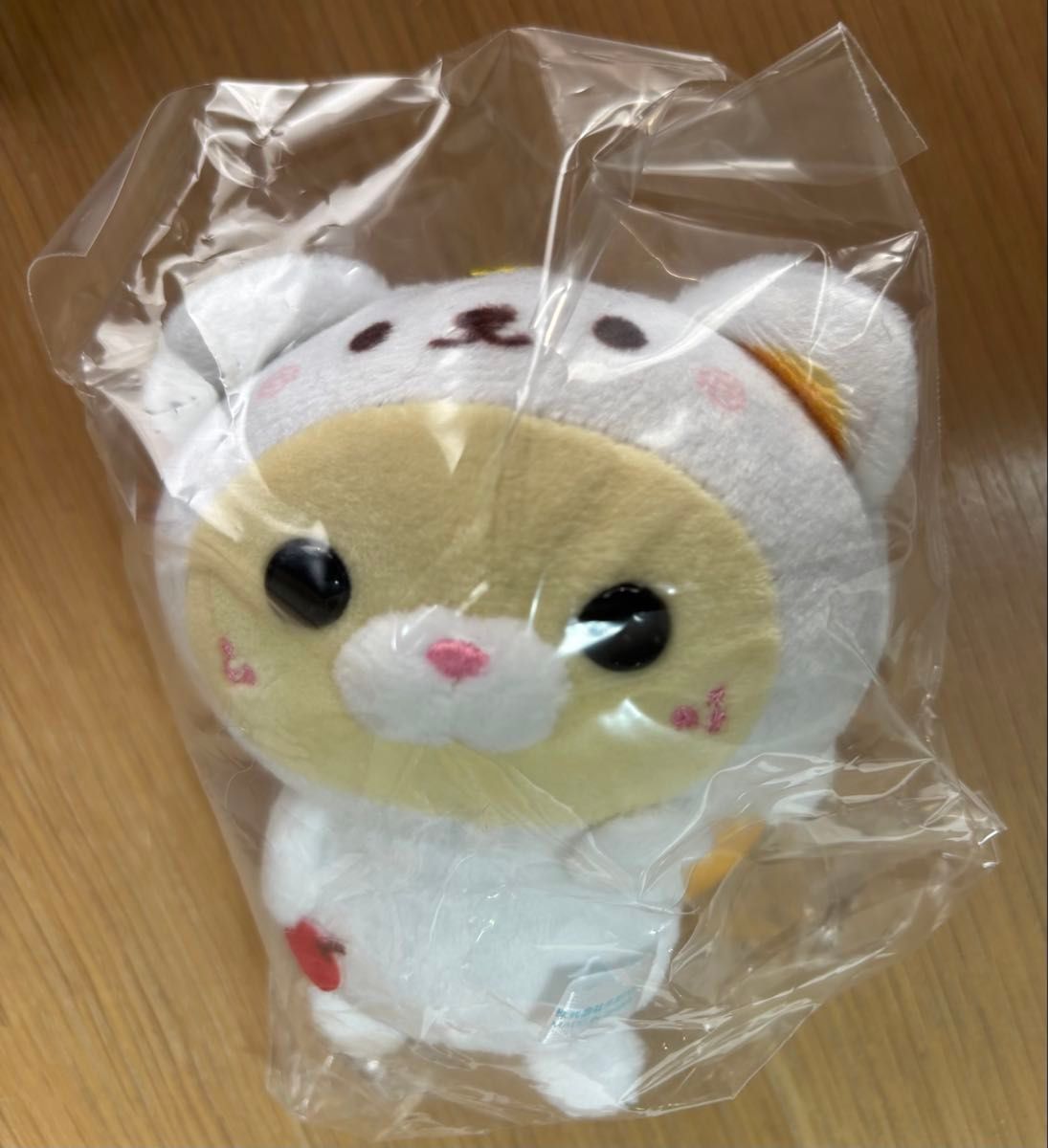 カステラ×ネコ シロクマ×ネコ ボールチェーン付きマスコット 2個 カステラ×ネコ シロクマ×ネコ ボールチェーン付きマスコット 2個