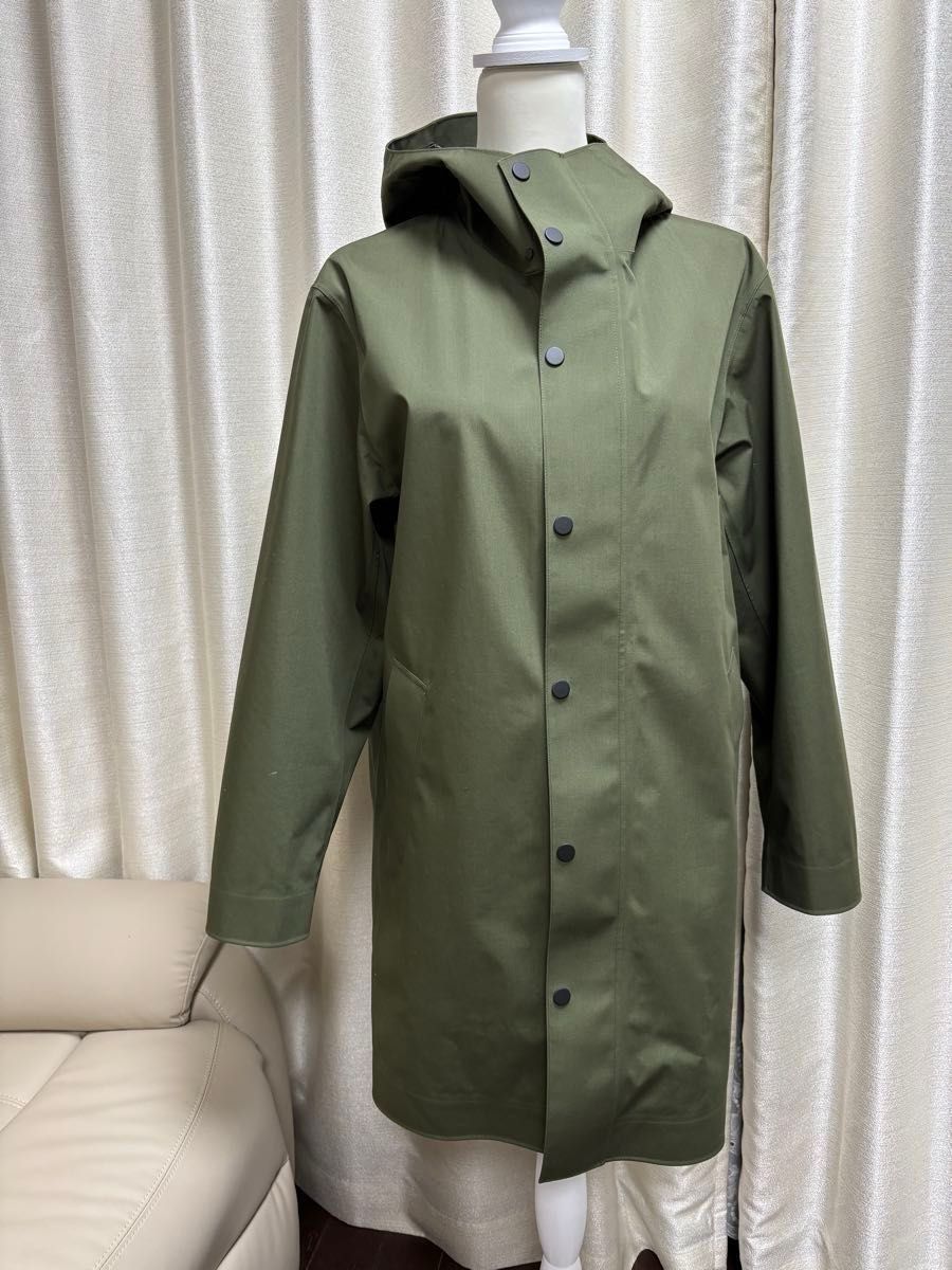 UNIQLO XL オリーブ ブロックテックコート メンズS モッズ UNIQLO XL オリーブ ブロックテックコート メンズS モッズ