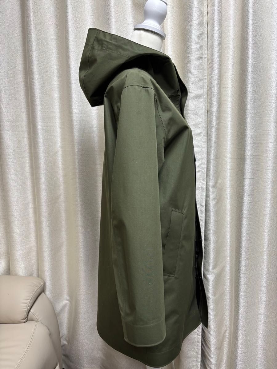 UNIQLO XL オリーブ ブロックテックコート メンズS モッズ UNIQLO XL オリーブ ブロックテックコート メンズS モッズ